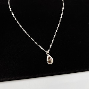 BURBERRYS Vintage Check Pattern Crystals Pendant Necklace