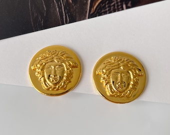 GIANNI VERSACE メデューサブローチ Vintage Gianni Versace Medusa💎Diamanté Brooch | eBay