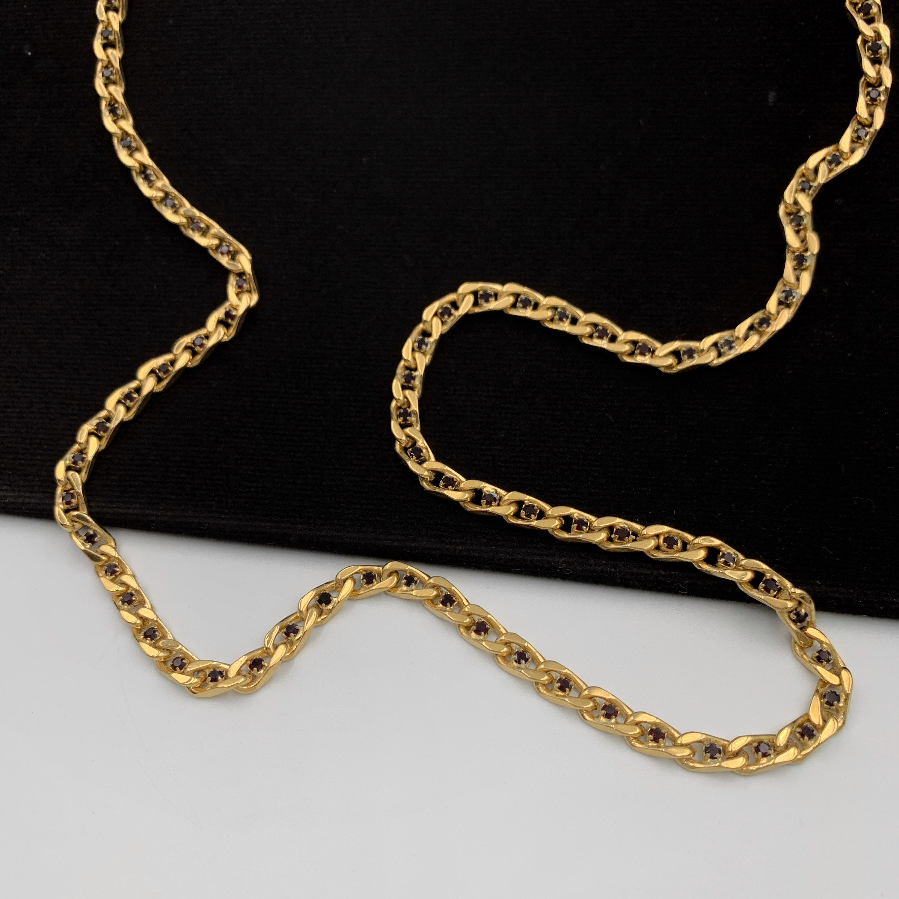 アクセサリー Vintage GIVENCHY Gold Chain Necklace Vintage GIVENCHY Triple Link Chunky Chain Necklace | 1980s 18