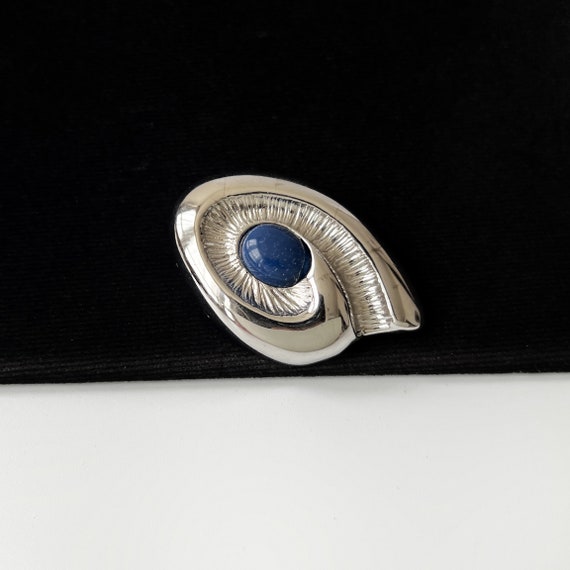 GIVENCHY Vintage Silver Plated Brooch - image 1