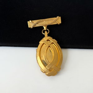Karl Lagerfeld Vintage Gold Plated Brooch