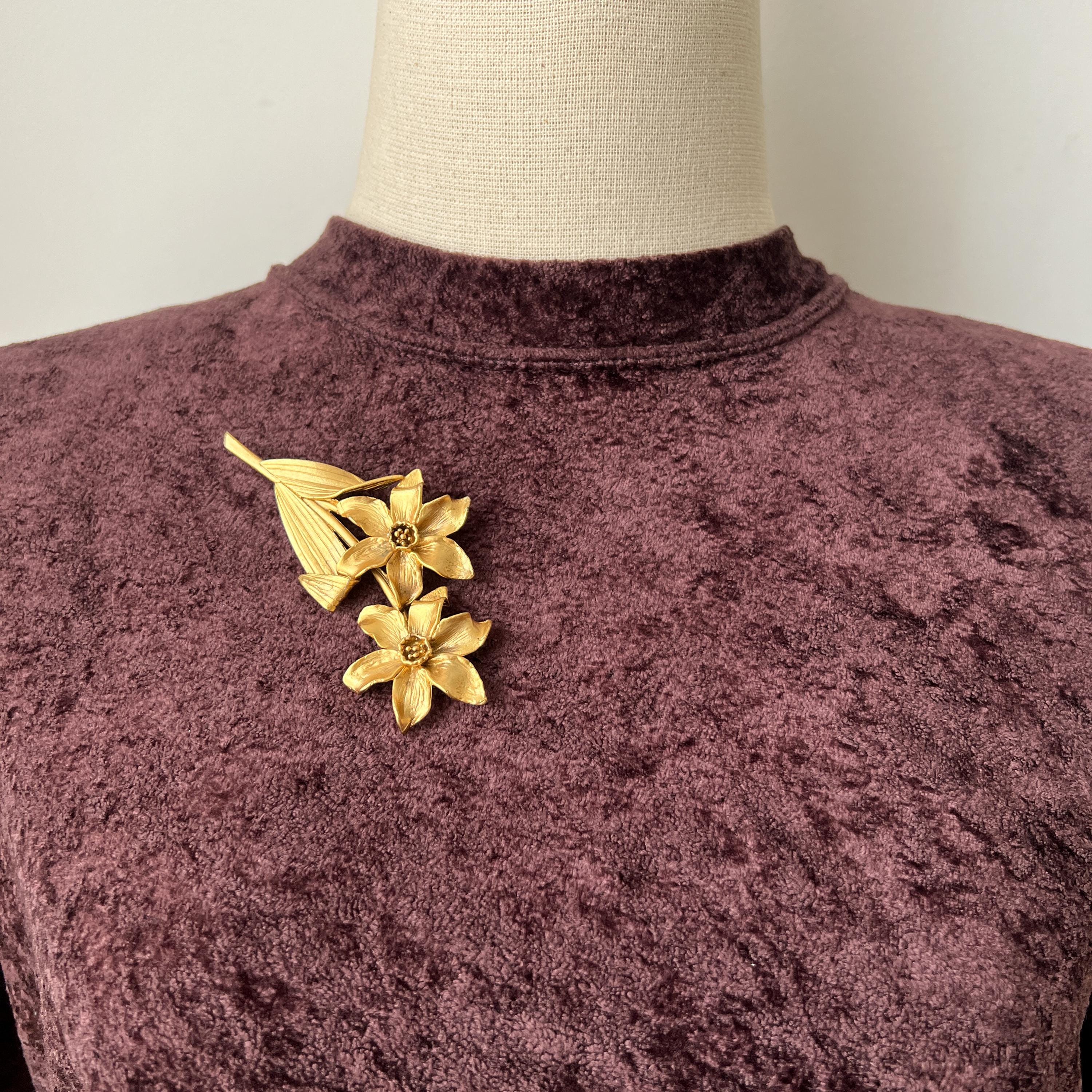 KENZO ヴィンテージ フラワー ブローチ - Etsy 日本