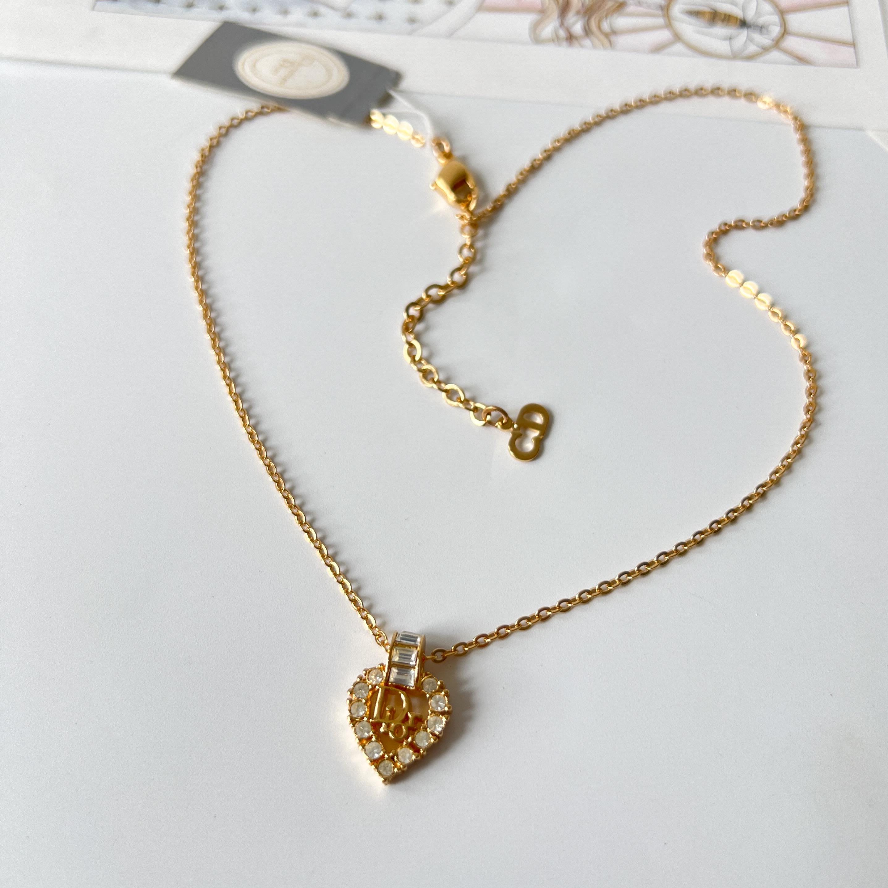 極美品 Dior trotter plate gold necklace 極美品 Dior trotter plate gold necklace Dior Trotter