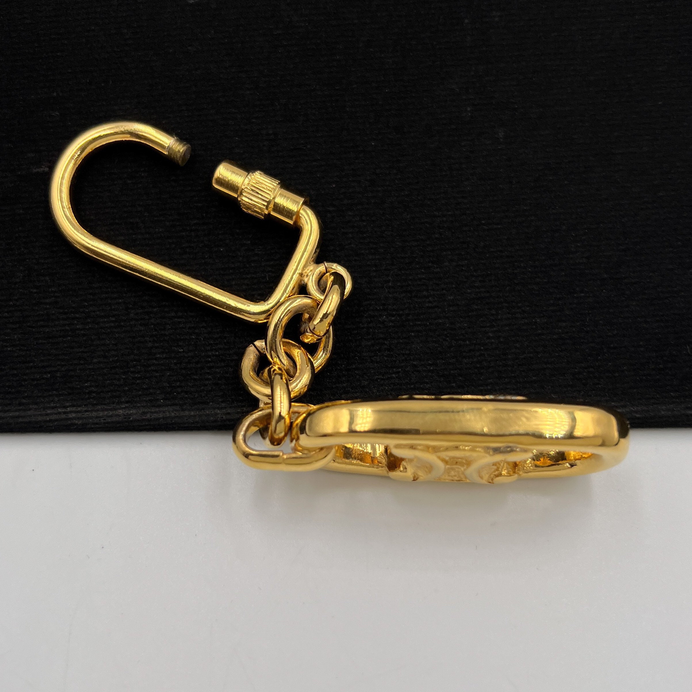 Celine Vintage Triomphe Sleutelhanger Accessoires Sleutelhangers & Keycords Sleutelhangers 