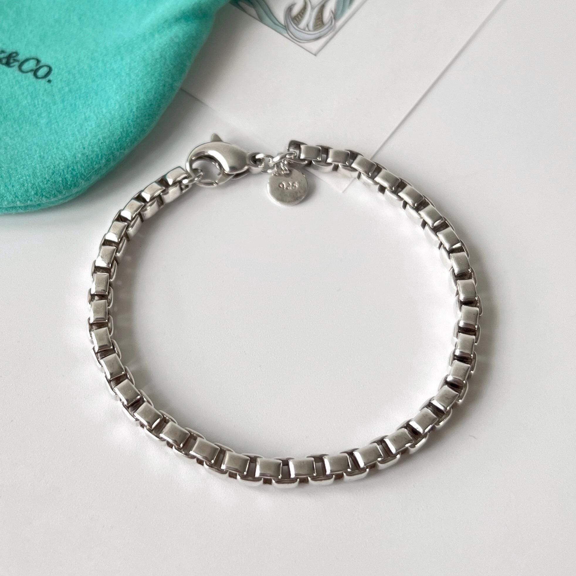 最終価格Tiffany＆Co. silver925 chain bracelet Tiffany & Co Sterling Silver 925 Infinity Heavy link X-Large