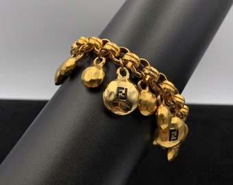 ロベルタ ディ カメリーノ ヴィンテージ ロゴ チャーム ブレスレット