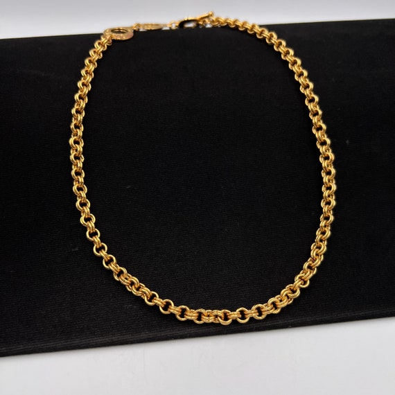 YSL Vintage Gold Chain Necklace - image 4