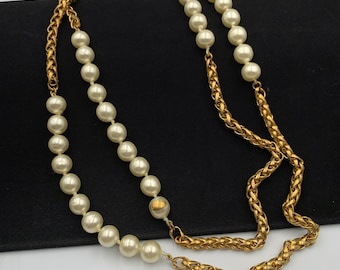 【VINTAGE HOLLYWOOD】Pearl Chain Necklace_VH2478NE002M $_57.PNG?set_id=880000500F