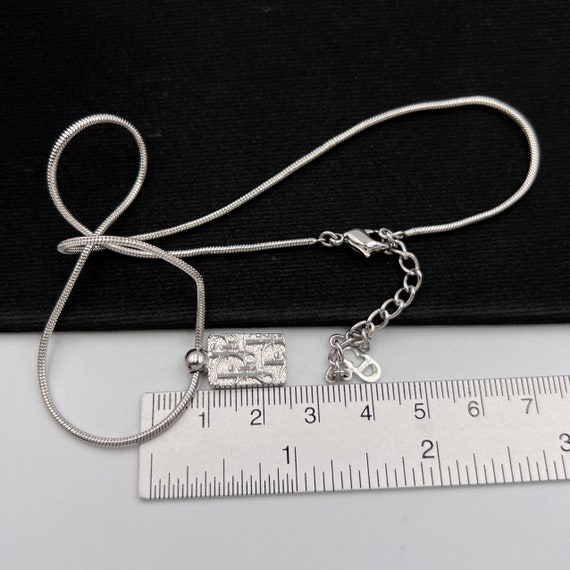 Christian Dior Diorissimo Silver Plated Necklace - Etsy