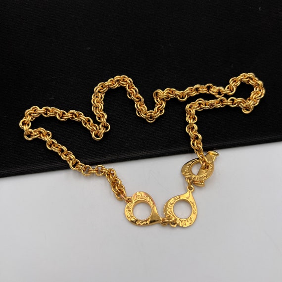 YSL Vintage Gold Chain Necklace - image 5