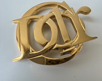【DIOR】ASTERODIOR BROOCH/アンティークシルバー/メンズ CHRISTIAN DIOR Vintage Dior Logo Brooch - Etsy