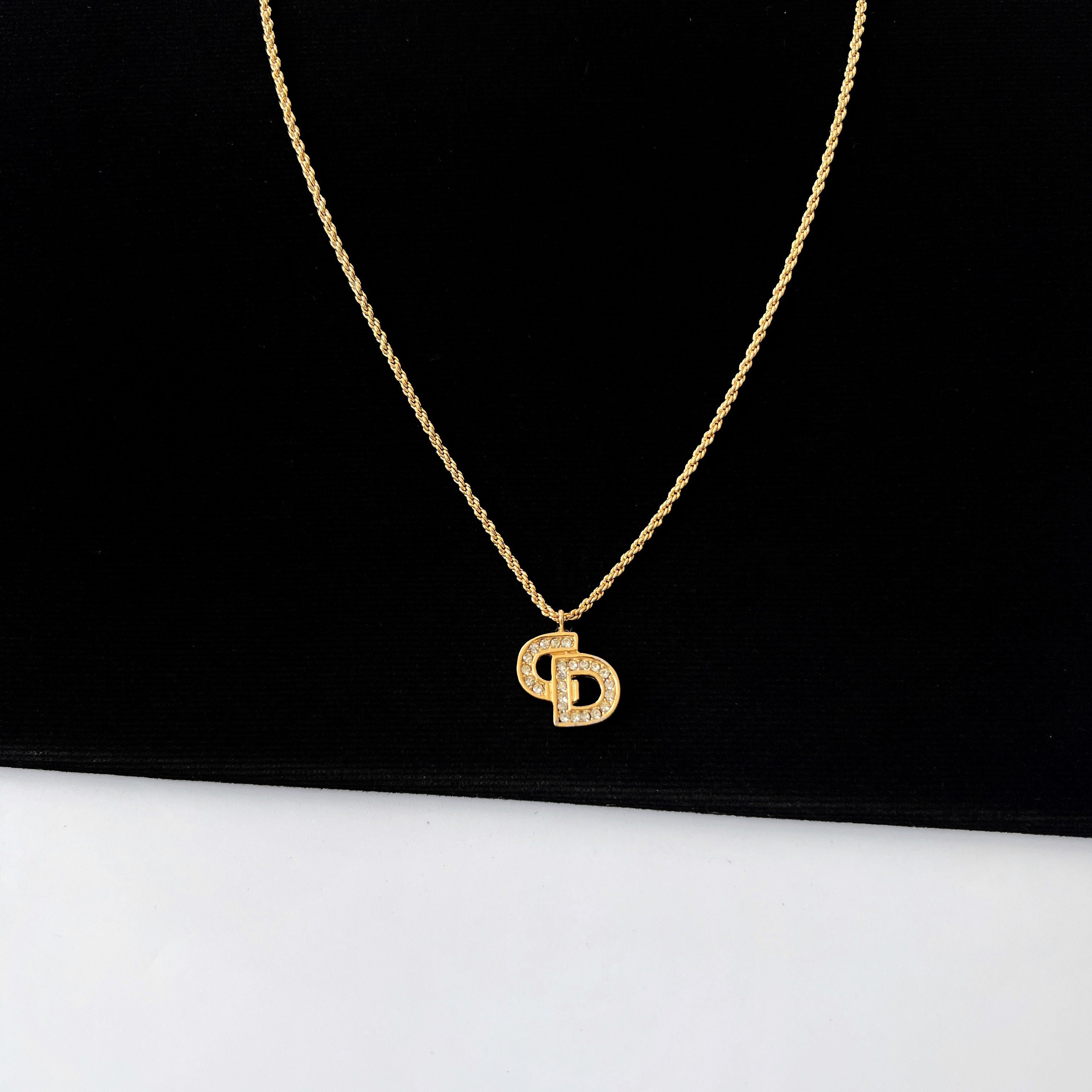 Christian Dior Cd Logo Necklace Gold #312907D54B $_57.JPG?set_id=880000500F main image 2