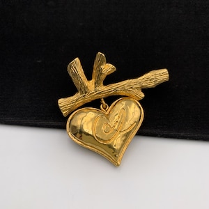 Christian Lacroix Vintage Heart Brooch