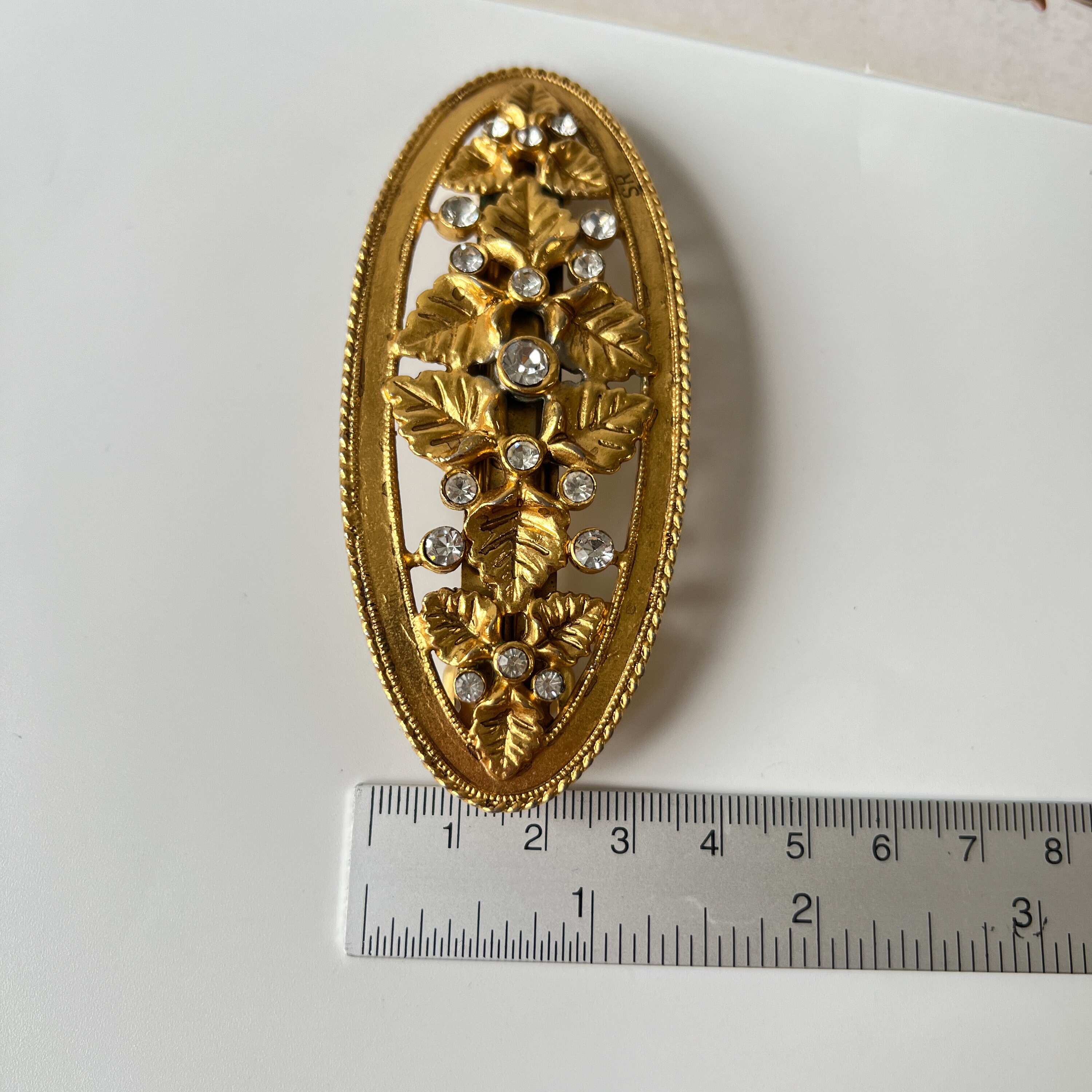 Authentic Vintage Sonia Rykiel Hair Clip SONIA RYKIEL Vintage Vine Gold Plated Hair Clip - Etsy main image 2
