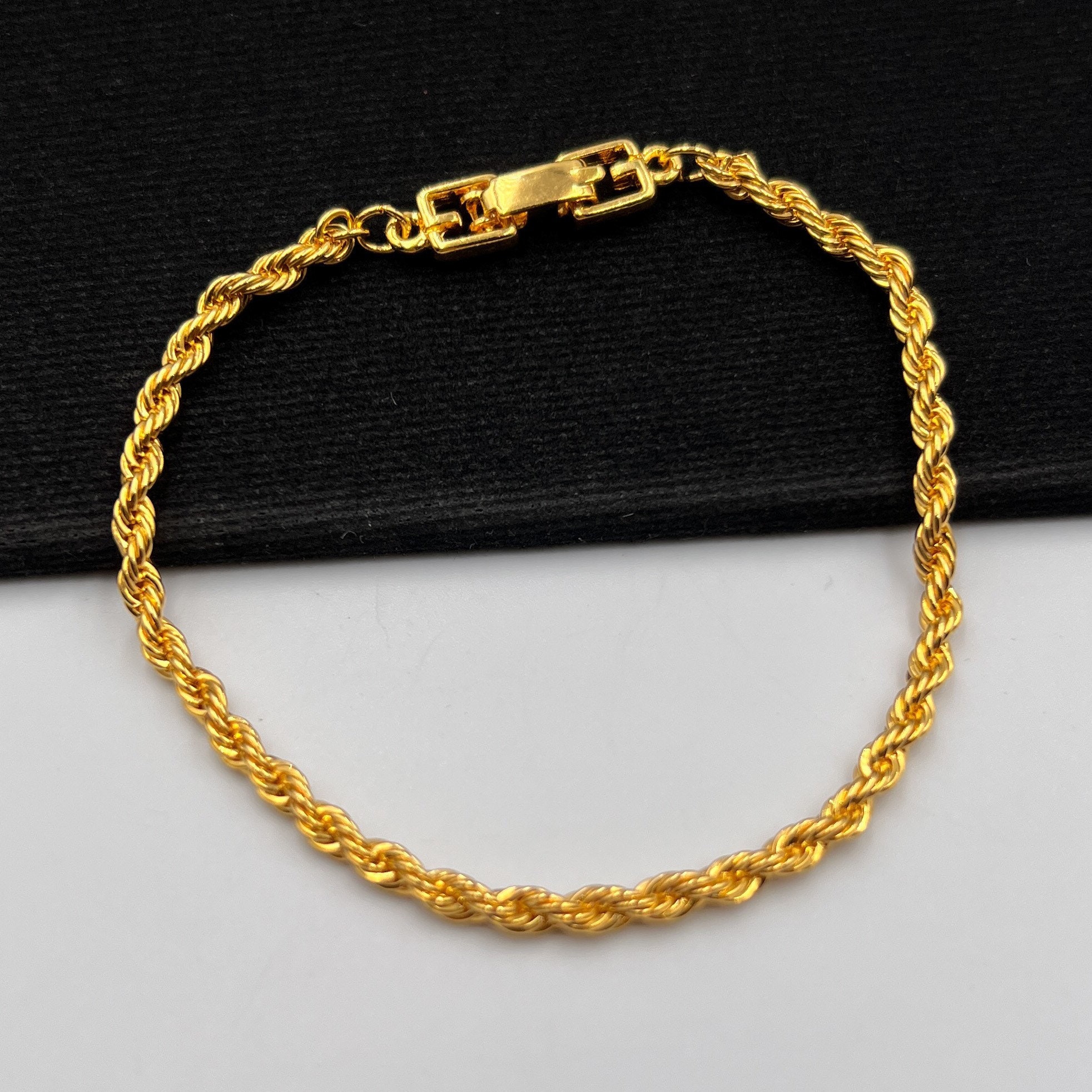 GIVENCHY Gold Bracelet Rope Chain ジバンシー ゴールド