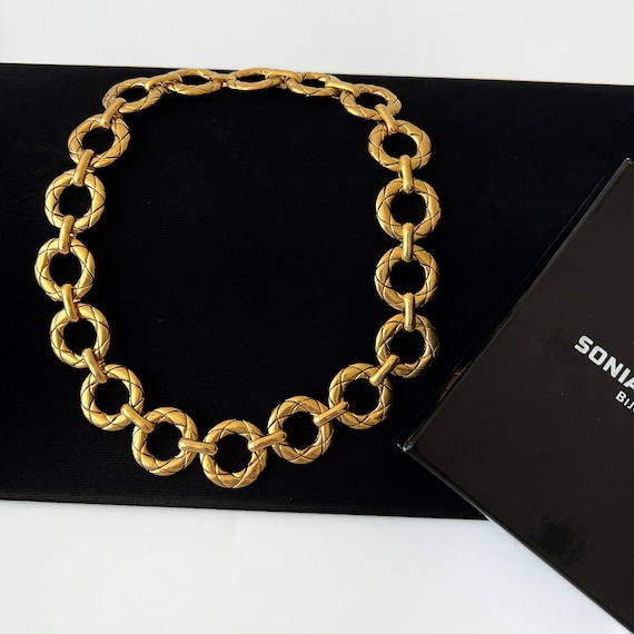 アクセサリー VINTAGE SONIA RYKIEL GOLD CHAIN NECKLASS Vintage Sonia Rykiel necklace | ON SLOWNESS | On Slowness