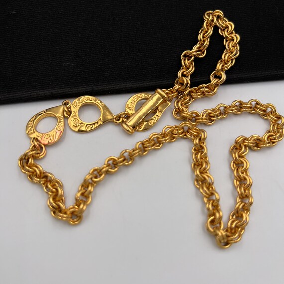 YSL Vintage Gold Chain Necklace - image 6