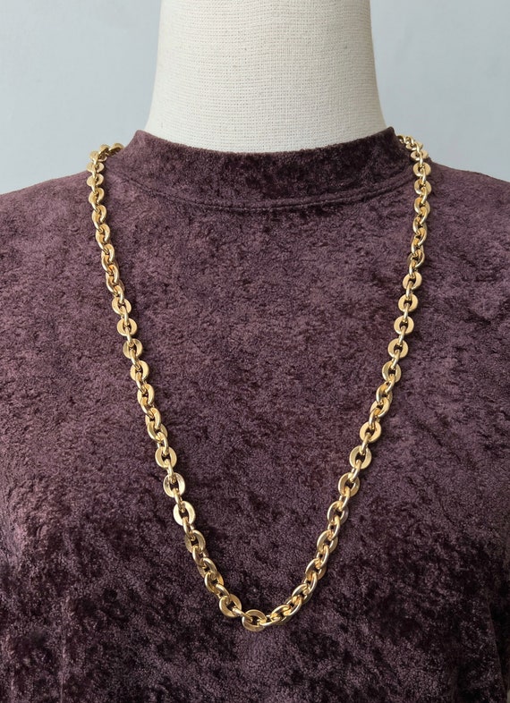 GIVENCHY Old Gold スネークチェーン ネックレス ジバンシー GIVENCHY スネークチェーン ネックレス ヴィンテージ
