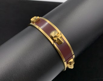 アクセサリー alexander mcqueen bangle accessory Alexander McQueen Bangle Silver Plated Twin Skull Spider