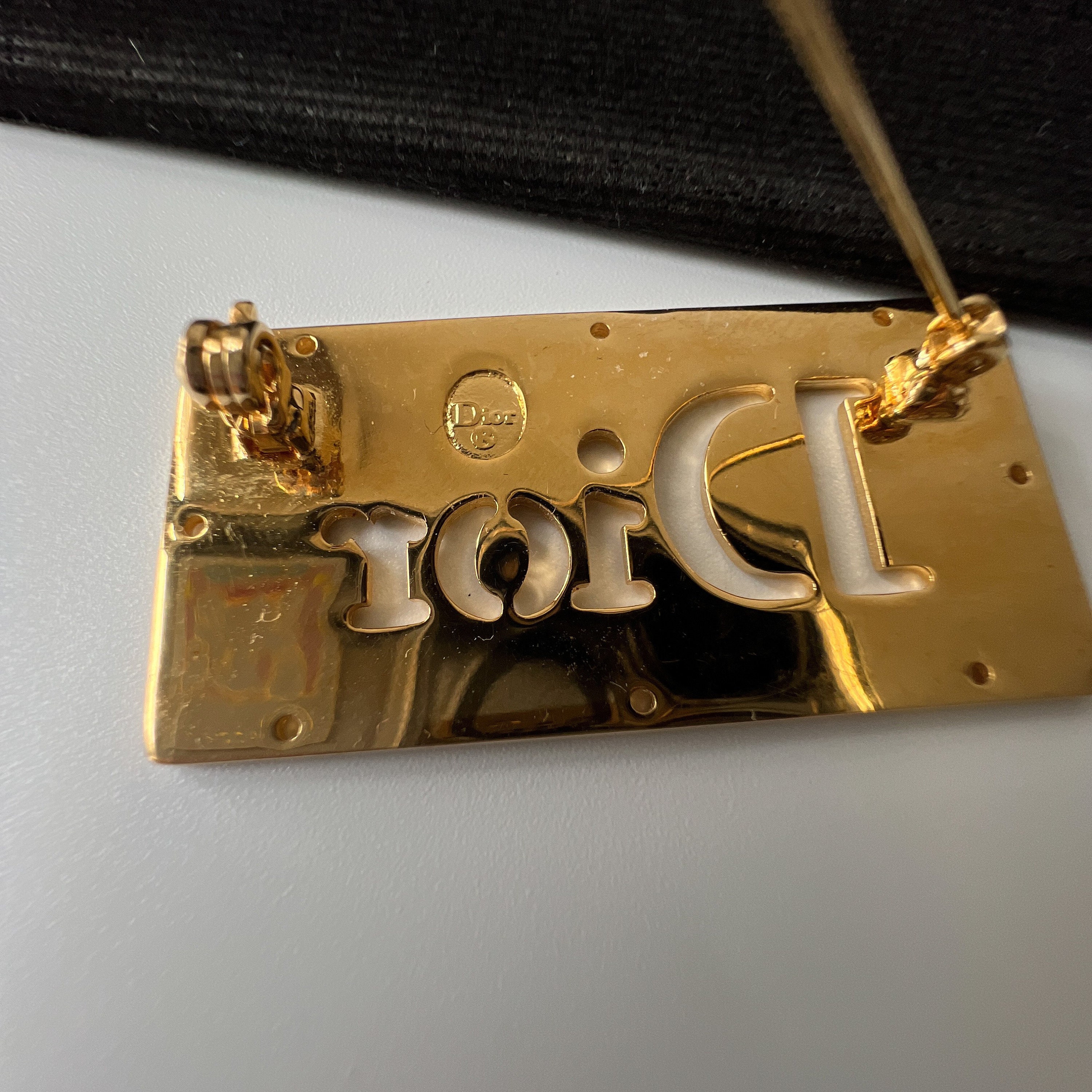CHRISTIAN DIOR Vintage Dior Logo Brooch - Etsy