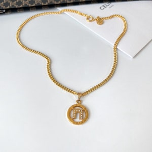 CELINE Vintage Triumphal Arch Necklace