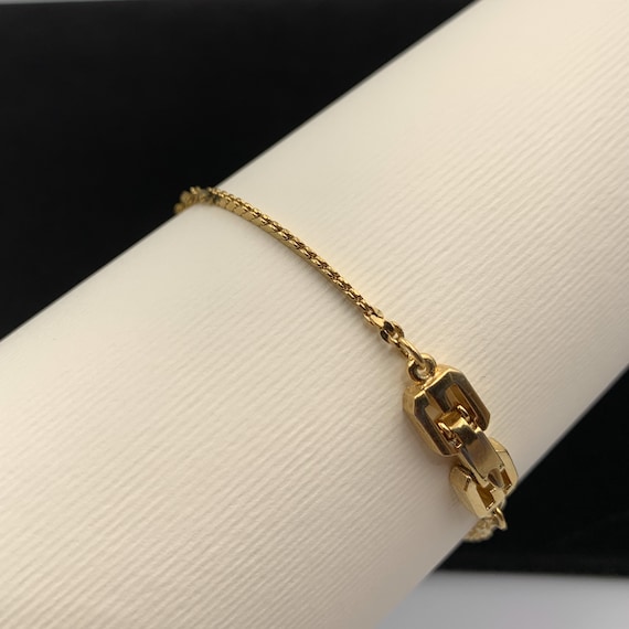 GIVENCHY Vintage Gold Chain Bracelet - Etsy
