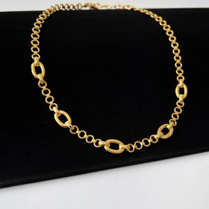 GIVENCHY Vintage Gold Plated Chain Necklace