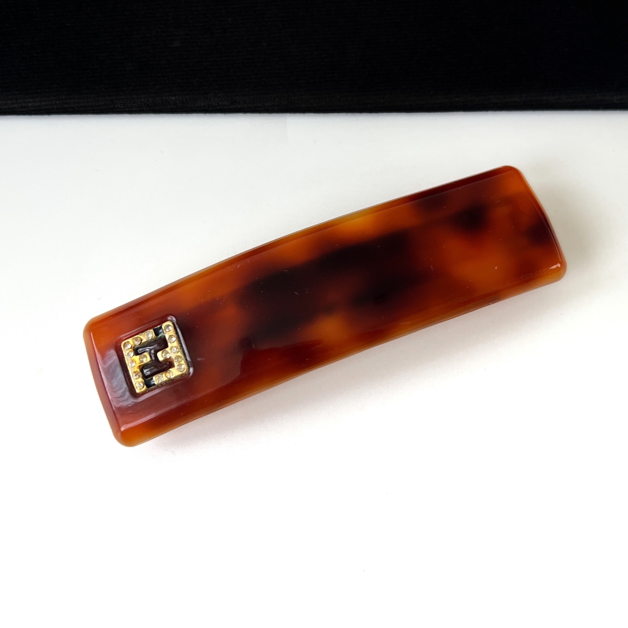 FENDI ヘアピン ヴィンテージ Fendi Vintage FF Logo Hair Clip - Etsy