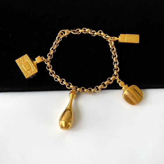 Buy Christian Dior Vintage Perfume Bottle Charm Bracelet Online in 