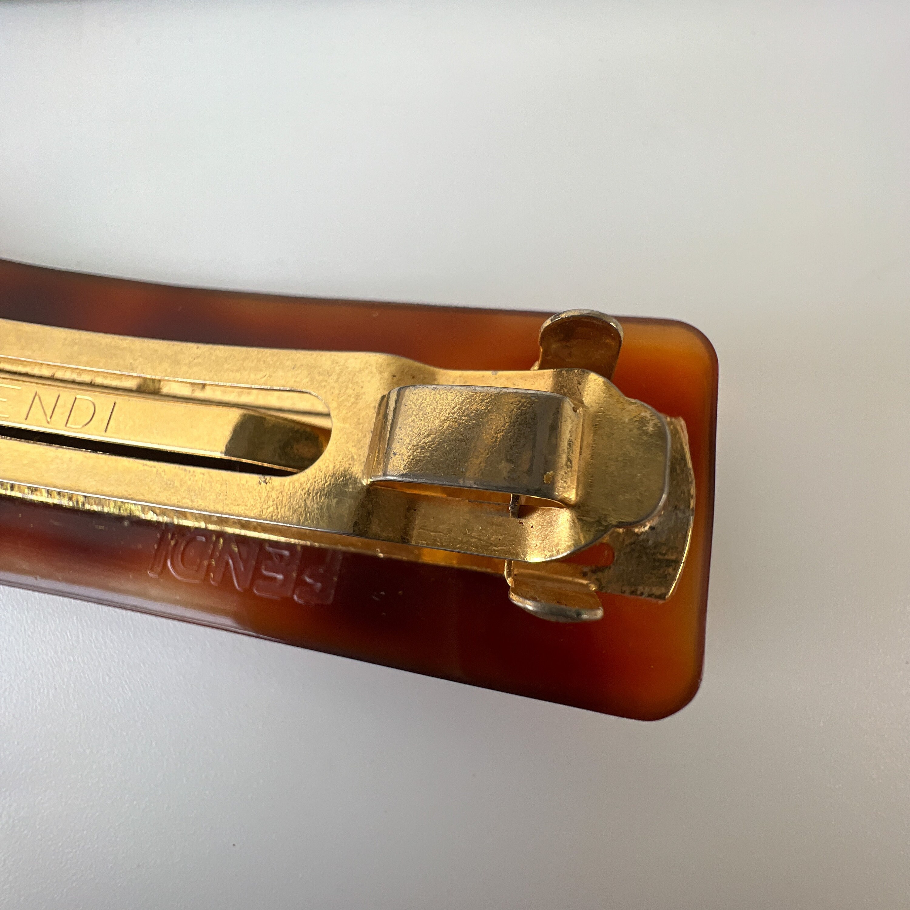 FENDI ヘアピン　ヴィンテージ Fendi Vintage FF Logo Hair Clip - Etsy