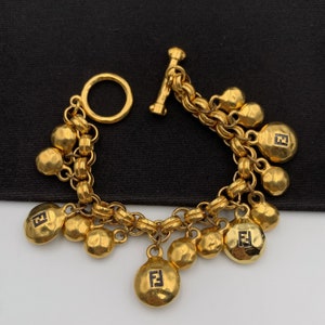 Fendi Vintage FF Charm Bracelet image 6