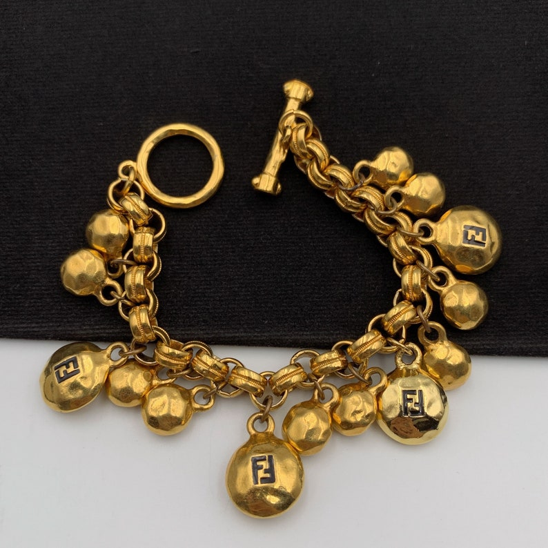 Fendi Vintage FF Charm Bracelet image 6