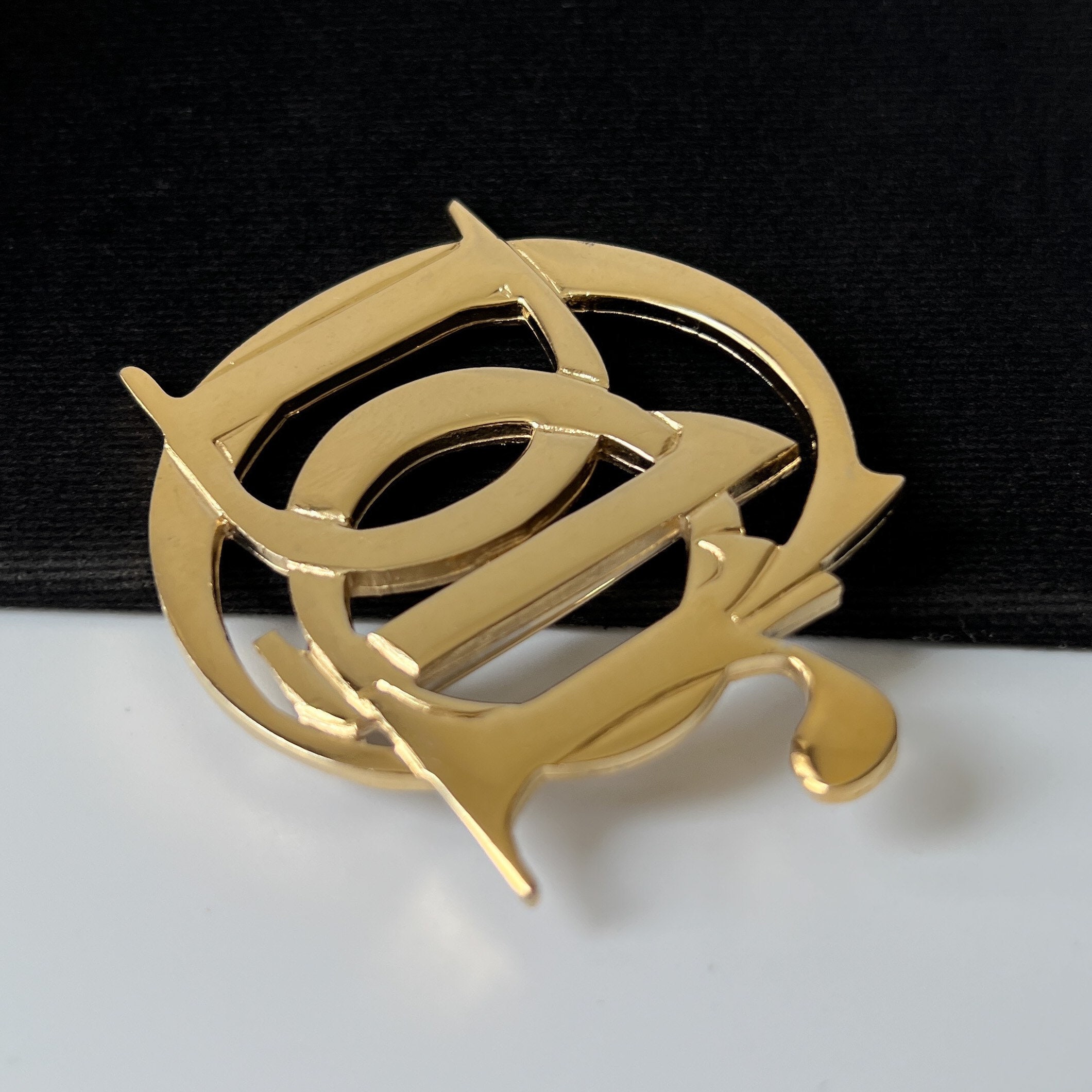 CHRISTIAN DIOR Vintage Dior Logo Brooch - Etsy