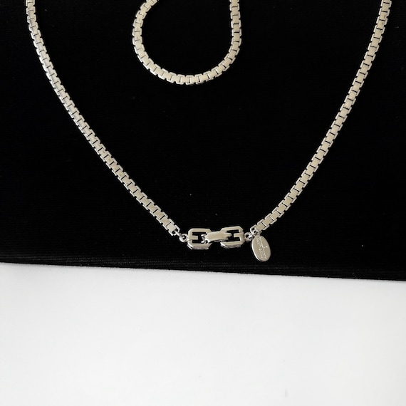 アクセサリー vintage GIVENCHY silver chain necklace Givenchy Silver Multi-Chain Vintage Necklace – 24 Wishes