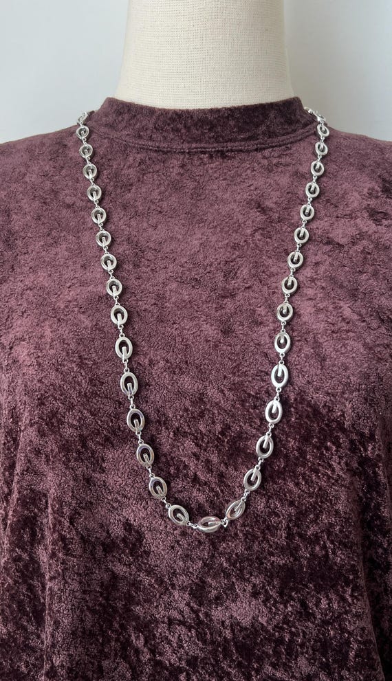 GIVENCHY Vintage Oval G Link Logo Long Necklace - Etsy Australia