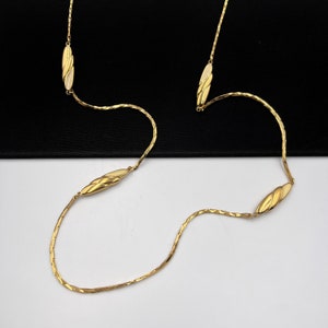 GIVENCHY Vintage Gold Plated Chain Link Necklace
