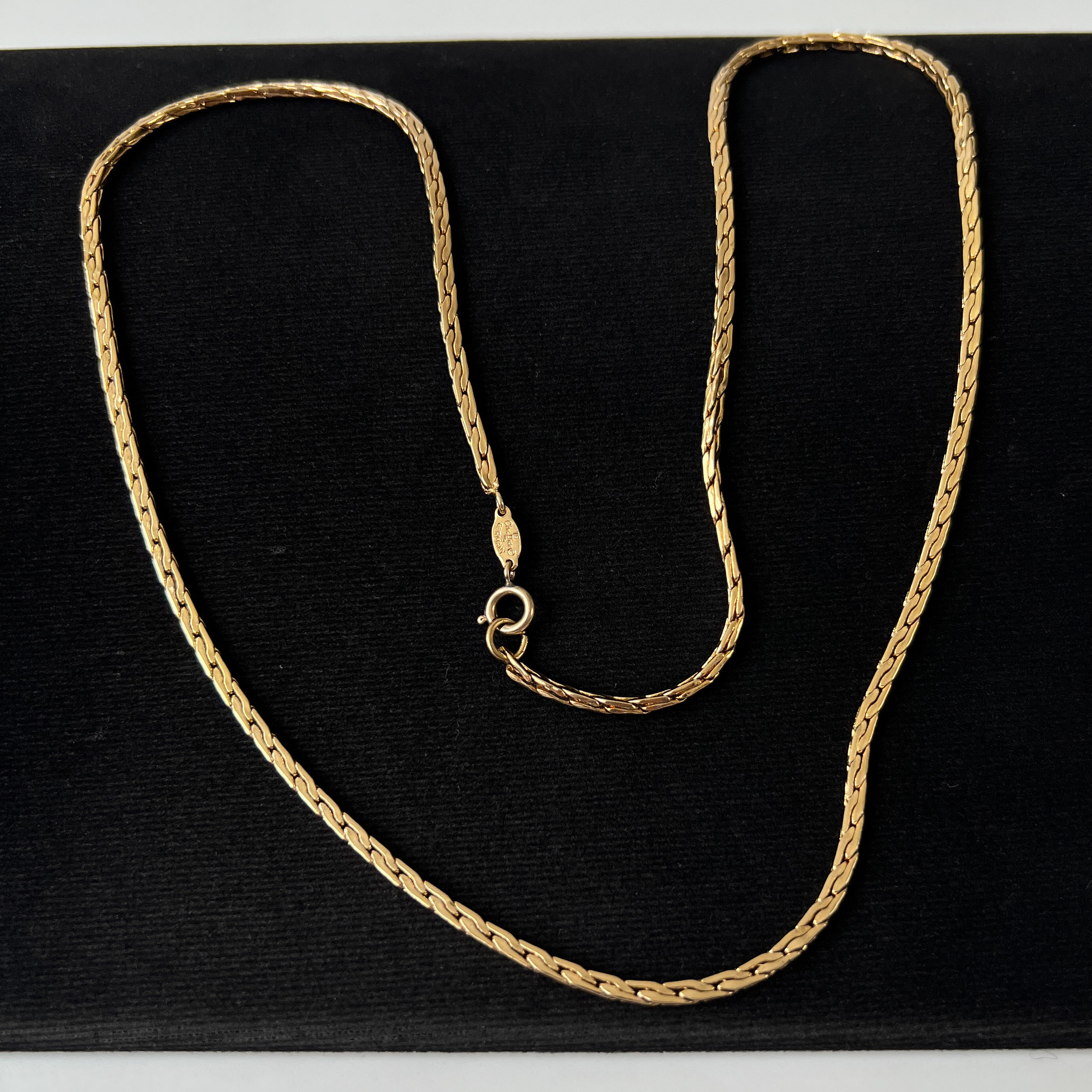 Christian Dior Vintage Gold Plated Necklace - Etsy Canada