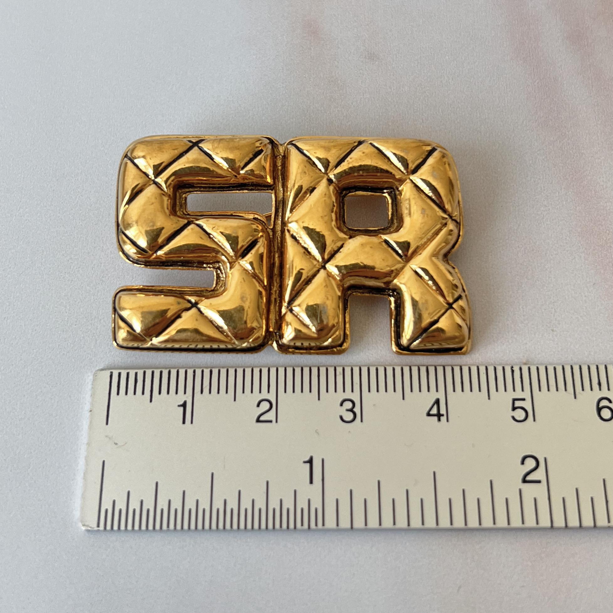 1990ssフランス製 SONIA RYKIEL フリンジ 箱付き ブローチSONIA RYKIEL