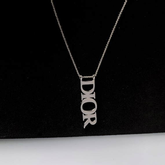 Christian Dior DIOR Logo Necklace