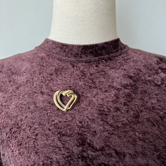 CHRISTIAN DIOR Vintage Heart Brooch - Etsy