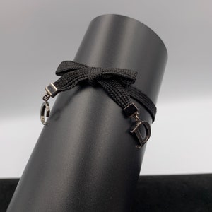 Christian Dior Vintage CD Nylon Bow Bracelet image 6