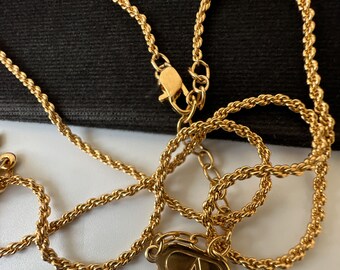 VALENTINO GARAVANI Vintage VG Pendant Necklace - Etsy