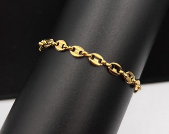 Givenchy Vintage Bracelet Gold Chain with G Logo Clasp