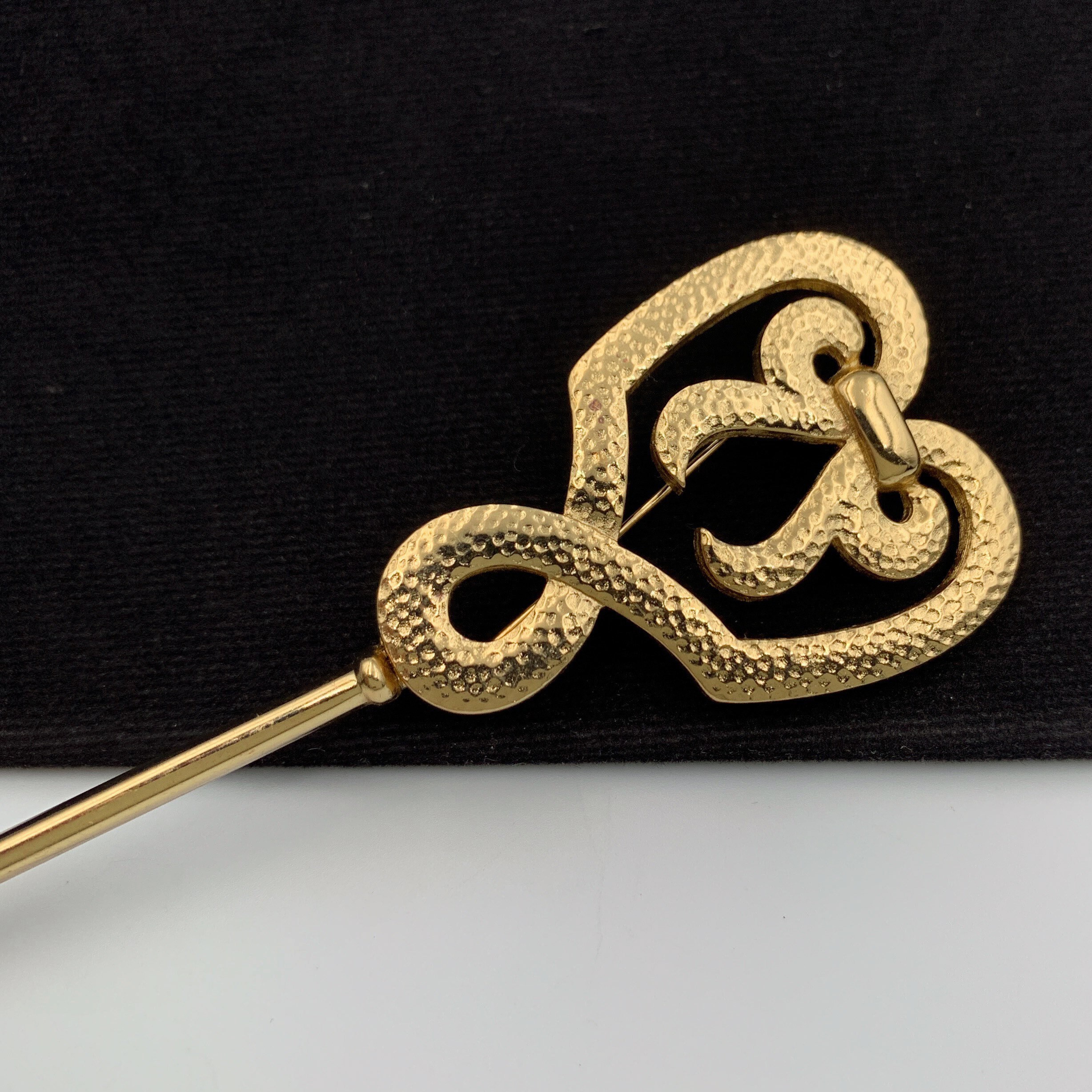 クリスチャン ディオール ヴィンテージ ゴールド メッキ ブローチ