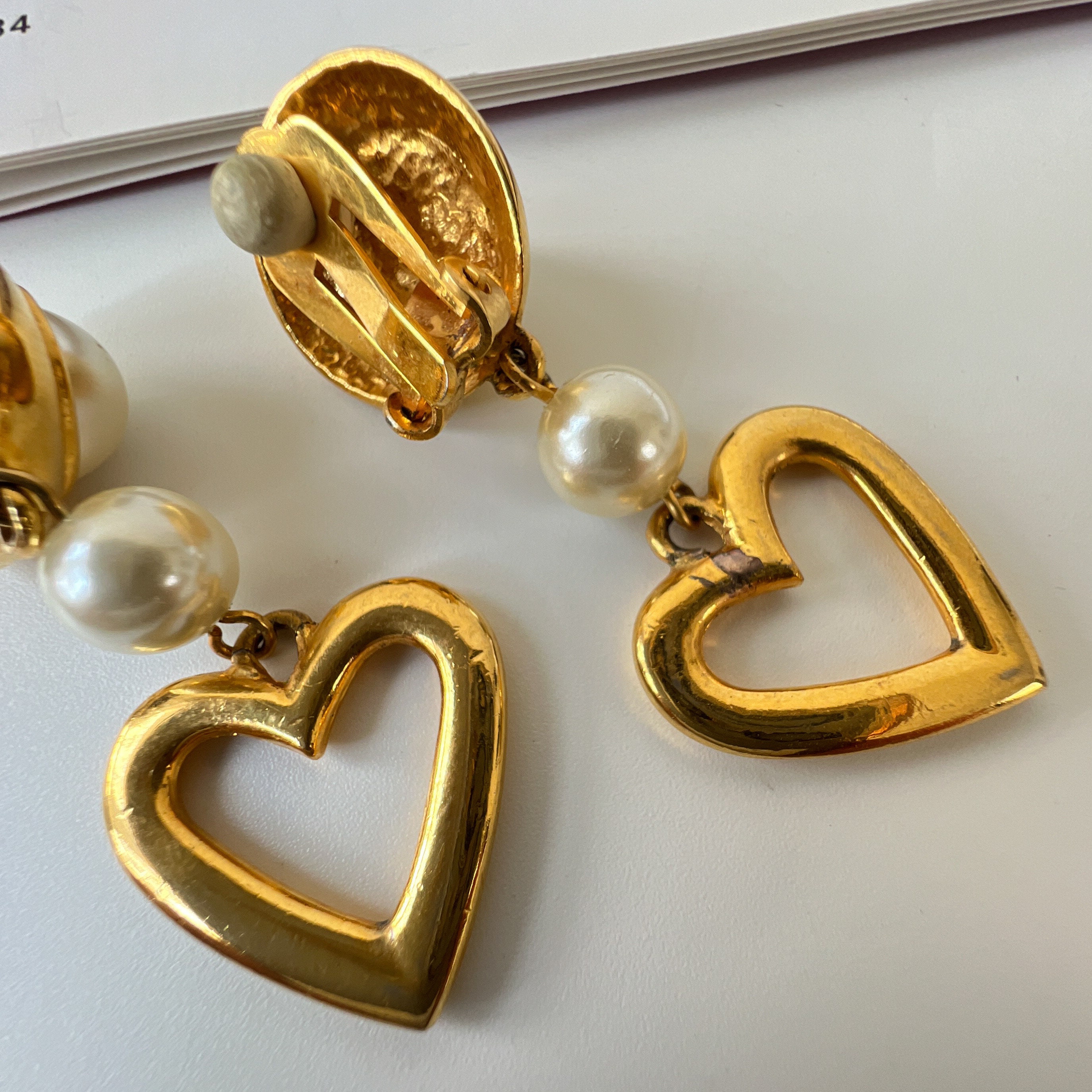 ピアス Moschino Earrings Heart Moschino Red Inflatable Heart Earrings Moschino