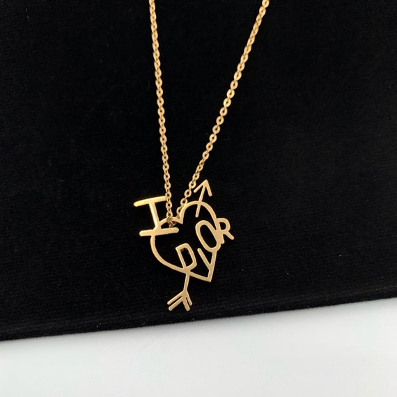 Christian Dior I Heart Dior Necklace