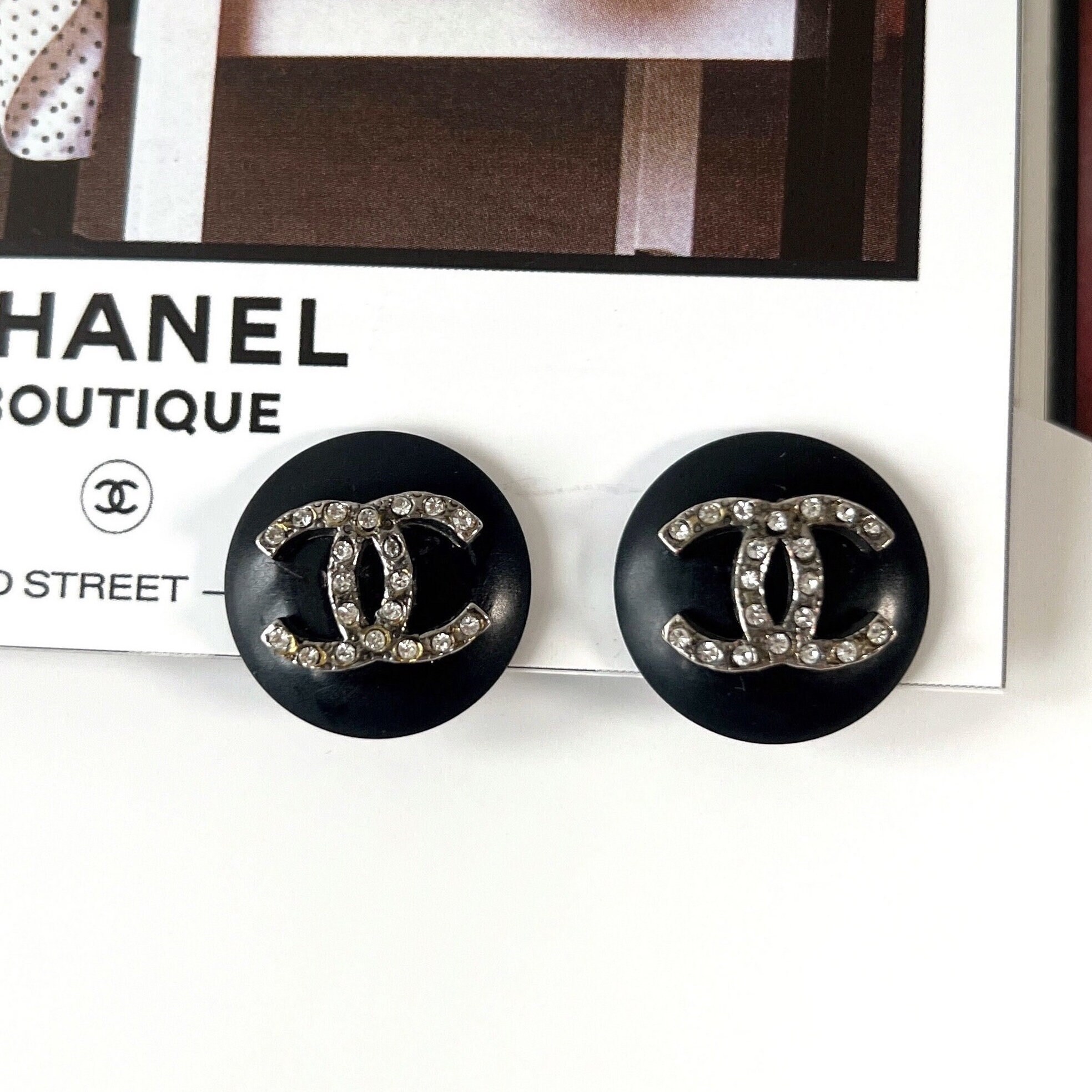 Chanel coin earrings sale