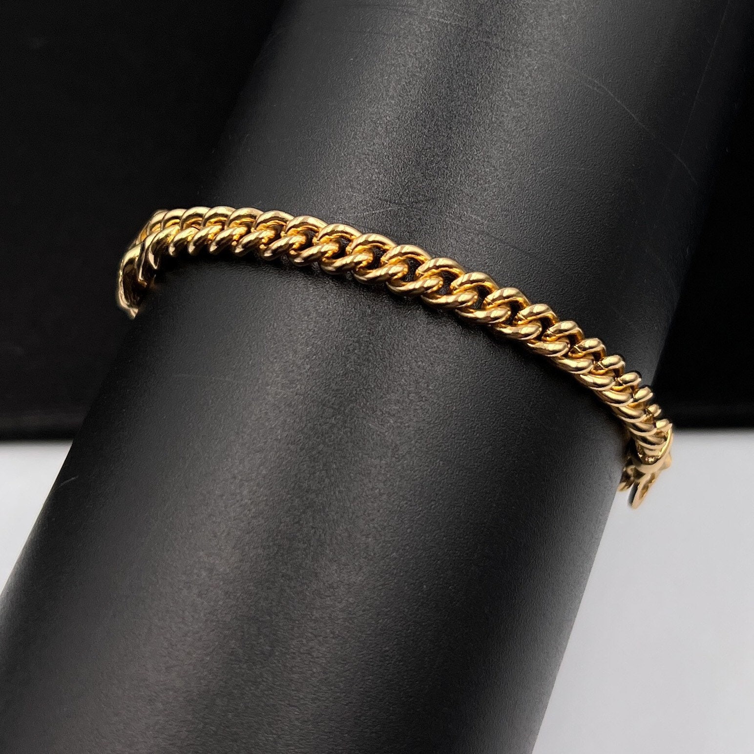Christian Dior Vintage Crystal Chain Bracelet - Etsy Hong Kong