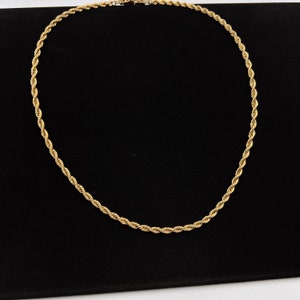 GIVENCHY Vintage Gold Plated Chain Choker Necklace