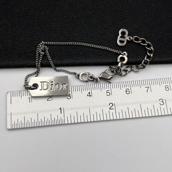 Christian Dior Vintage Name Tag Logo Bracelet Etsy Canada